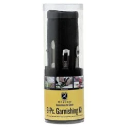 Garnishing Kit 8 Pc. Black