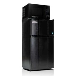 Refrigerator/Freezer/Microwave, 44" H, Blk