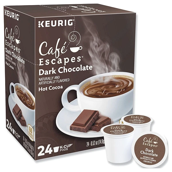 Hot Cocoa, Dark Chocolate, 0.52 Oz., PK96