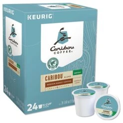 Coffee, Caribou Blend Decaf, 0.41 Oz., PK24