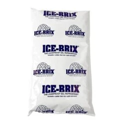 Ice-Brix Poly Pouch, Reuseable, Leakproof, 16 Oz.