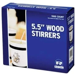 Coffe Stirrers, Wood 5.5" PK1000