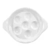 Escargot Dish, White, PK36